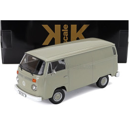 KK SCALE VOLKSWAGEN T2b DELIVERY VAN 1972 - LIGHT GREY 1/18
