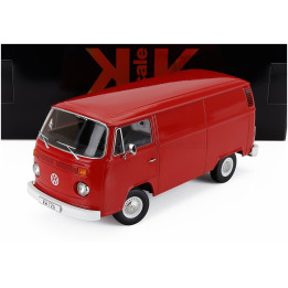 KK SCALE VOLKSWAGEN T2b DELIVERY VAN 1972 - RED 1/18