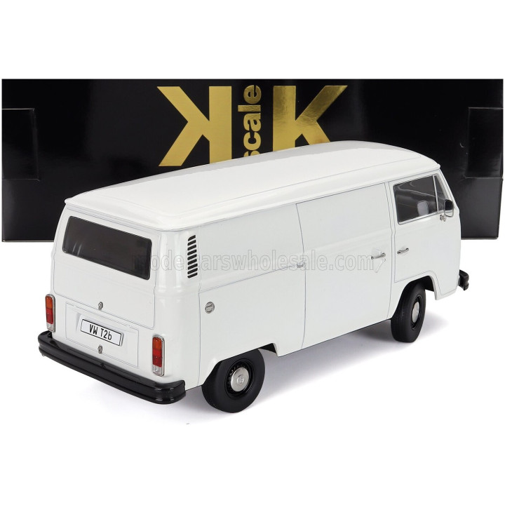 KK SCALE VOLKSWAGEN T2b DELIVERY VAN 1972 - WHITE 1/18