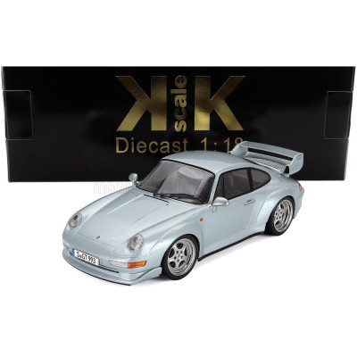 KK SCALE PORSCHE 911 993 GT2 COUPE 1996 - CERCHI SPEEDLINE - SPEEDLINE RIMS - SILVER 1/18