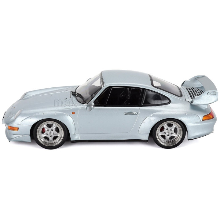 KK SCALE PORSCHE 911 993 GT2 COUPE 1996 - CERCHI SPEEDLINE - SPEEDLINE RIMS - SILVER 1/18