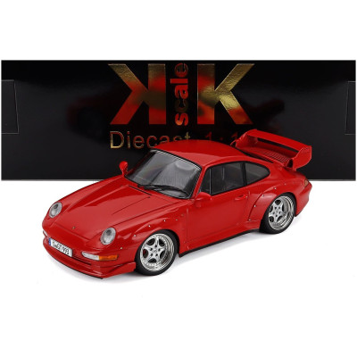 KK SCALE PORSCHE 911 993 GT2 COUPE 1996 - CERCHI SPEEDLINE - SPEEDLINE RIMS - RED 1/18