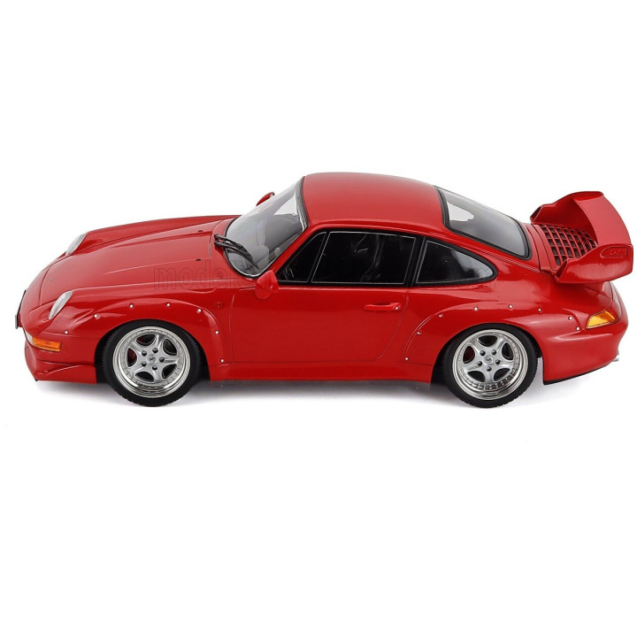 KK SCALE PORSCHE 911 993 GT2 COUPE 1996 - CERCHI SPEEDLINE - SPEEDLINE RIMS - RED 1/18