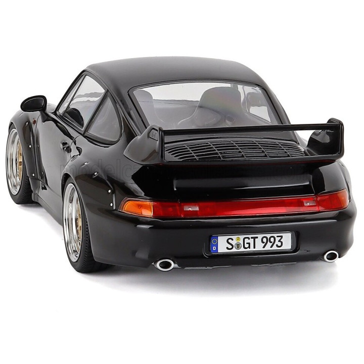 KK SCALE PORSCHE 911 993 GT2 COUPE 1996 - CERCHI BBS - BBS RIMS - BLACK 1/18