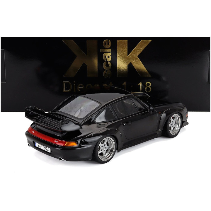 KK SCALE PORSCHE 911 993 GT2 COUPE 1996 - CERCHI SPEEDLINE - SPEEDLINE RIMS - BLACK 1/18