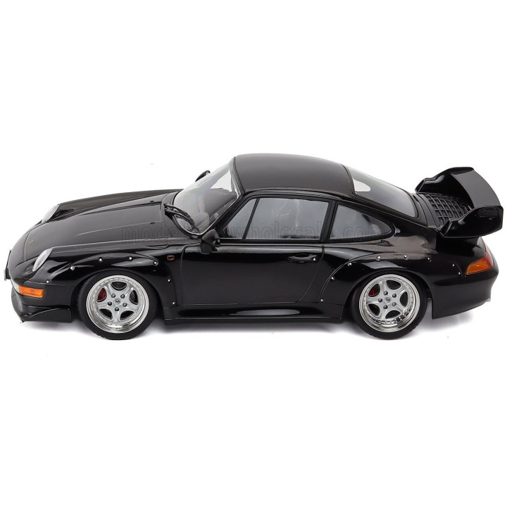 KK SCALE PORSCHE 911 993 GT2 COUPE 1996 - CERCHI SPEEDLINE - SPEEDLINE RIMS - BLACK 1/18