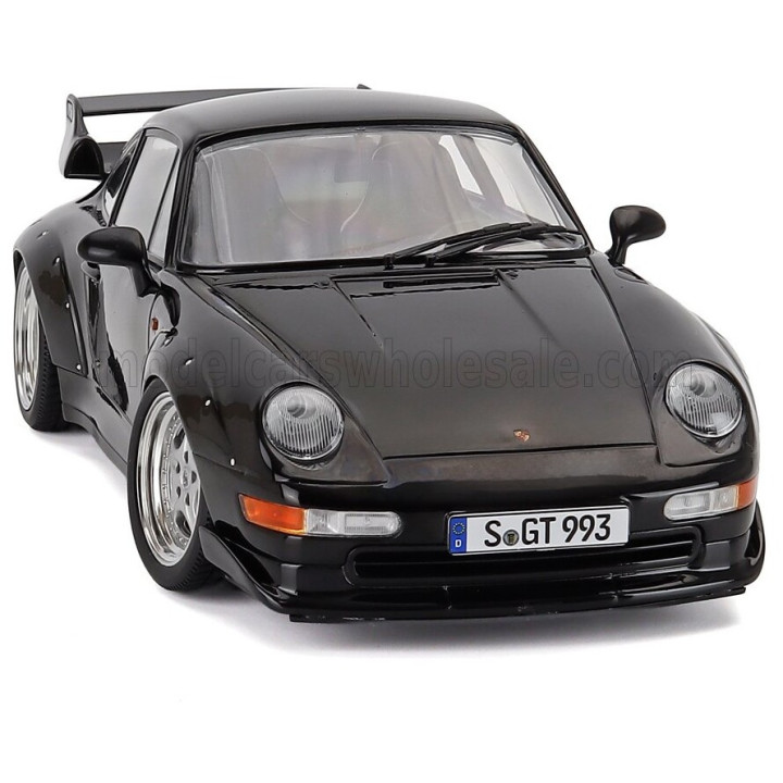 KK SCALE PORSCHE 911 993 GT2 COUPE 1996 - CERCHI SPEEDLINE - SPEEDLINE RIMS - BLACK 1/18