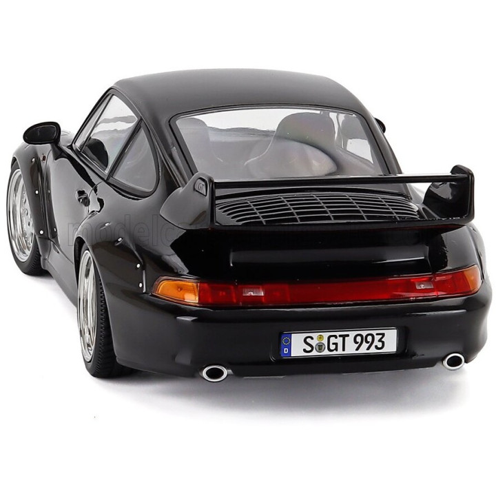 KK SCALE PORSCHE 911 993 GT2 COUPE 1996 - CERCHI SPEEDLINE - SPEEDLINE RIMS - BLACK 1/18