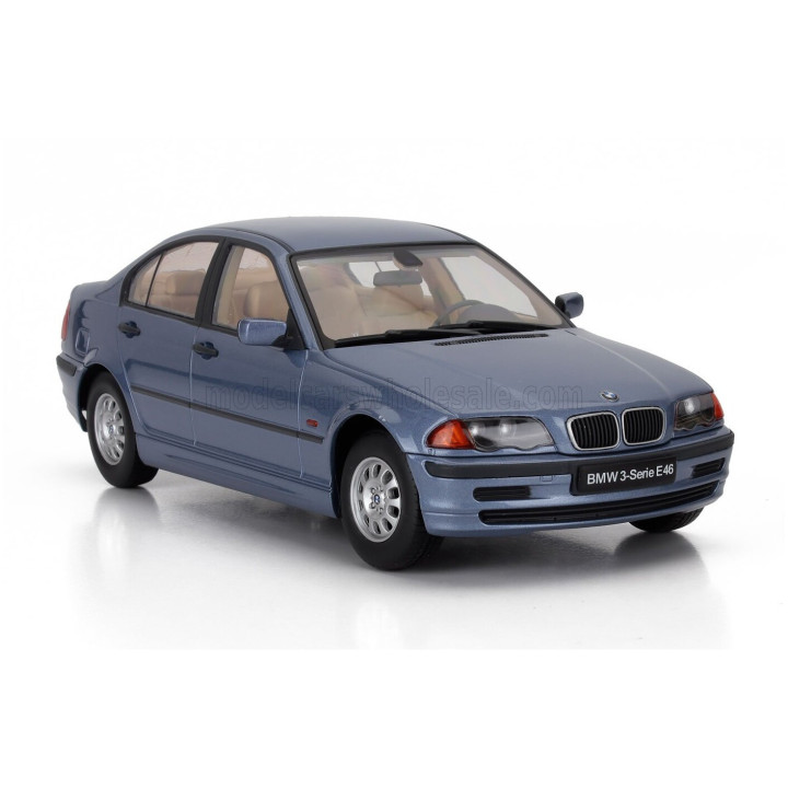 KK SCALE BMW 3-SERIES (E46) 1999 - LIGHT BLUE MET 1/18