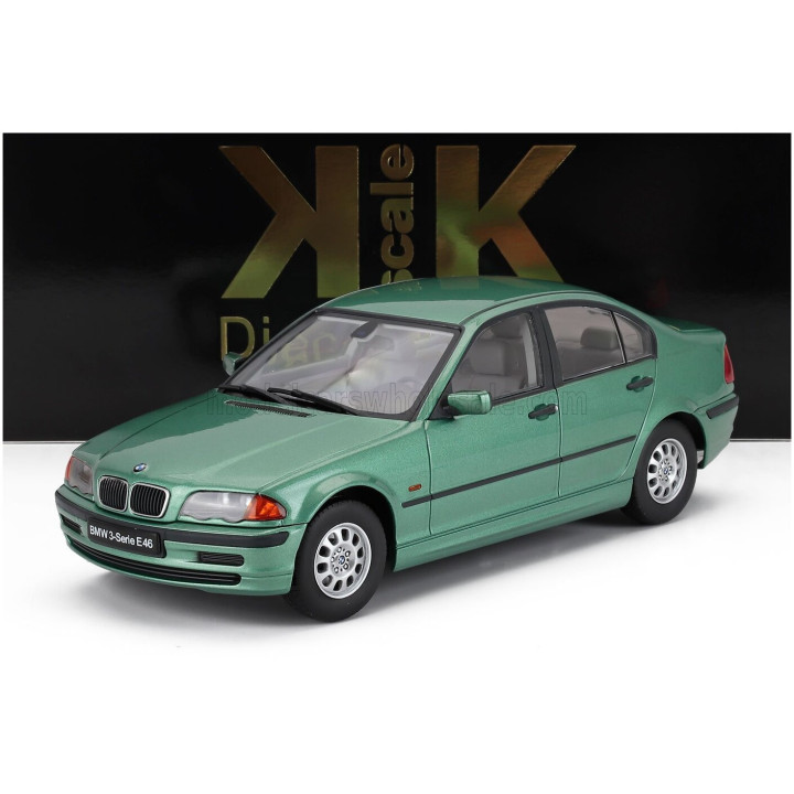 KK SCALE BMW 3-SERIES (E46) 1999 - LIGHT GREEN 1/18