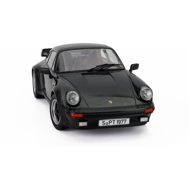 KK SCALE PORSCHE 911 930 3.3L TURBO COUPE 1977 - DARK GREEN 1/18