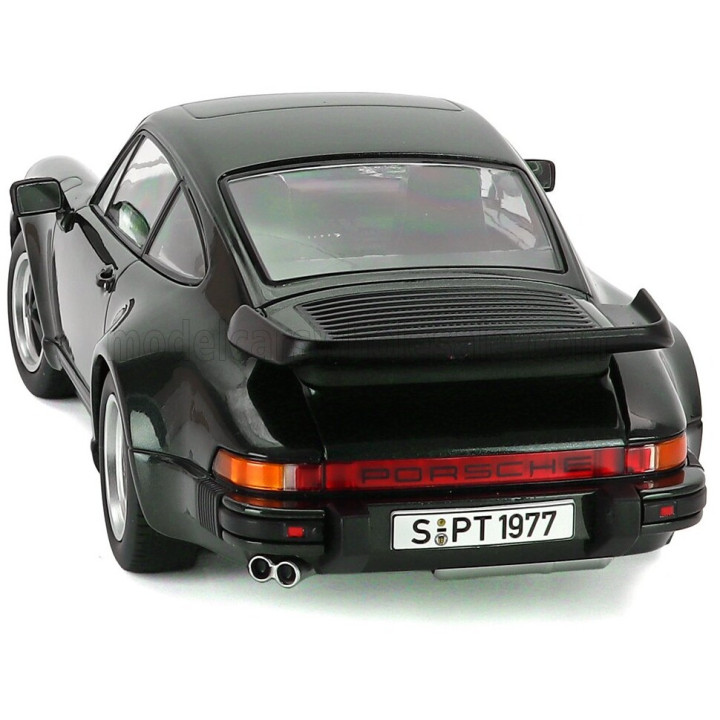 KK SCALE PORSCHE 911 930 3.3L TURBO COUPE 1977 - DARK GREEN 1/18