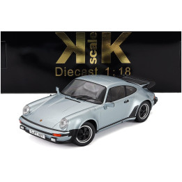 KK SCALE PORSCHE 911 930 3.3L TURBO COUPE 1977 - SILVER 1/18
