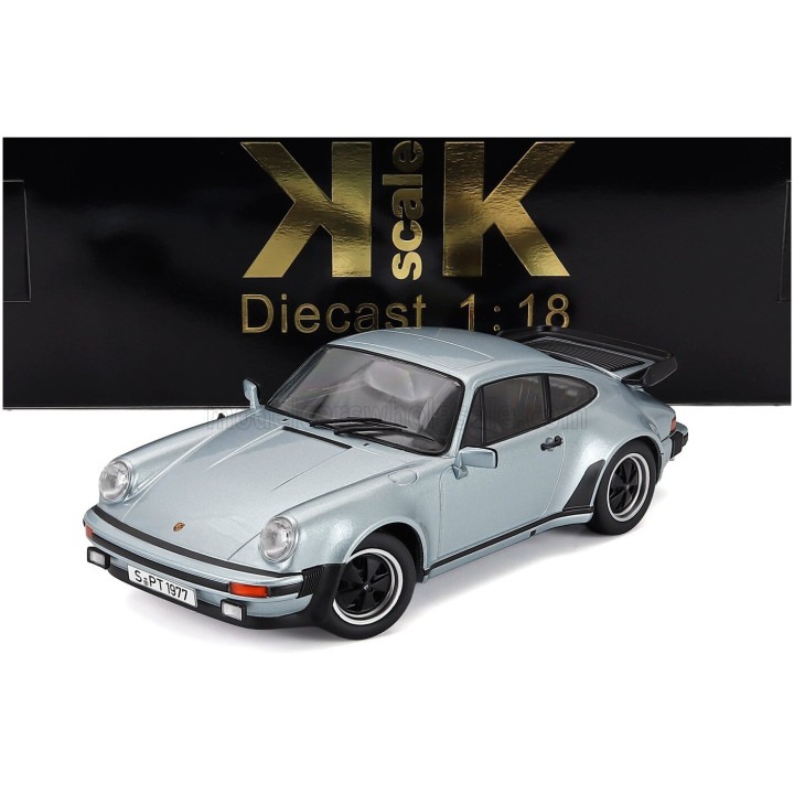 KK SCALE PORSCHE 911 930 3.3L TURBO COUPE 1977 - SILVER 1/18