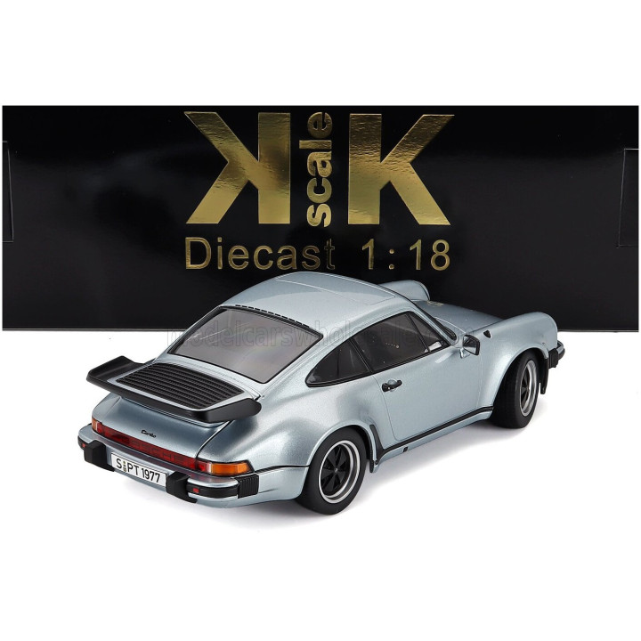 KK SCALE PORSCHE 911 930 3.3L TURBO COUPE 1977 - SILVER 1/18