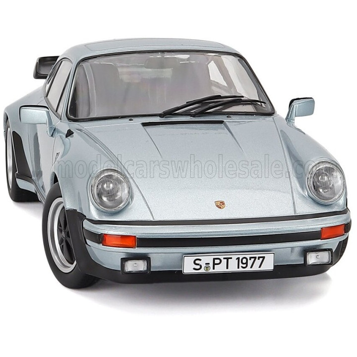 KK SCALE PORSCHE 911 930 3.3L TURBO COUPE 1977 - SILVER 1/18