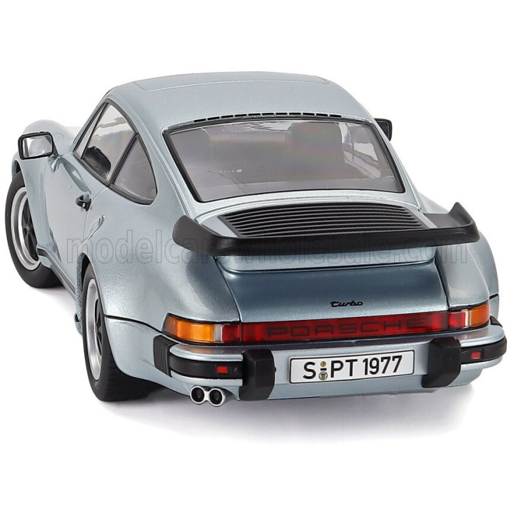 KK SCALE PORSCHE 911 930 3.3L TURBO COUPE 1977 - SILVER 1/18