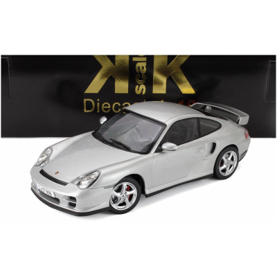 KK SCALE PORSCHE 911 996 GT2 COUPE 2001 - SILVER 1/18