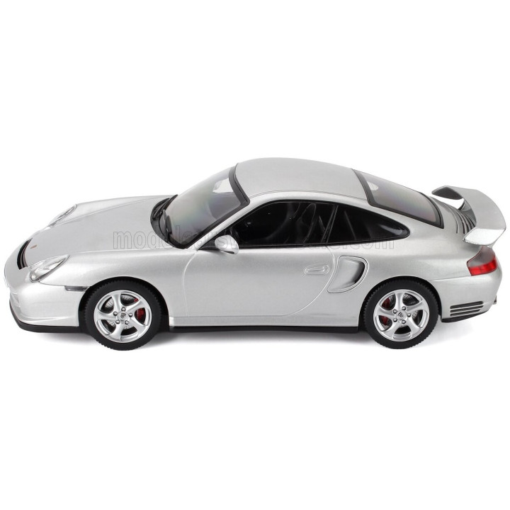 KK SCALE PORSCHE 911 996 GT2 COUPE 2001 - SILVER 1/18
