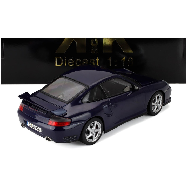 KK SCALE PORSCHE 911 996 GT2 COUPE 2001 - BLUE 1/18