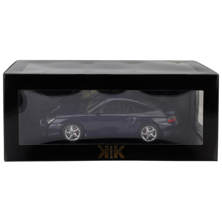 KK SCALE PORSCHE 911 996 GT2 COUPE 2001 - BLUE 1/18