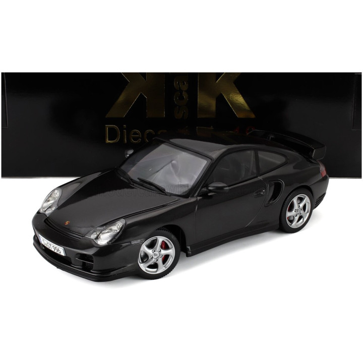KK SCALE PORSCHE 911 996 GT2 COUPE 2001 - BROWN GREY 1/18
