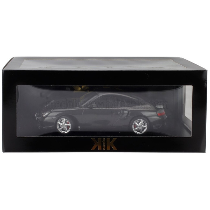 KK SCALE PORSCHE 911 996 GT2 COUPE 2001 - BROWN GREY 1/18