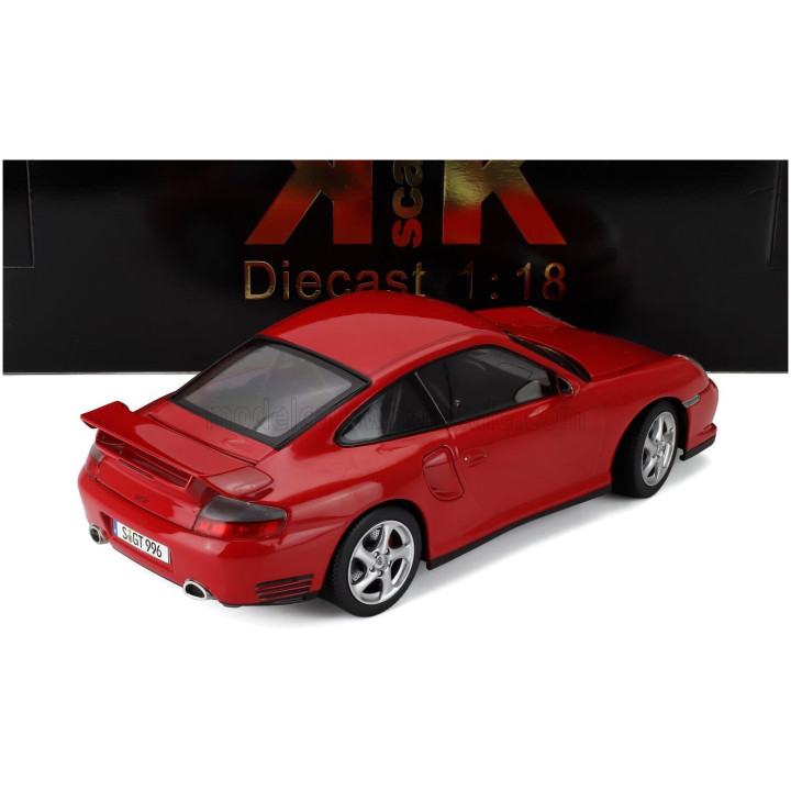 KK SCALE PORSCHE 911 996 GT2 COUPE 2001 - RED 1/18