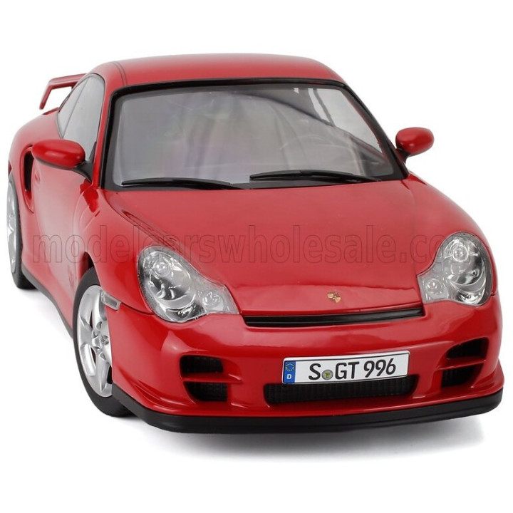 KK SCALE PORSCHE 911 996 GT2 COUPE 2001 - RED 1/18