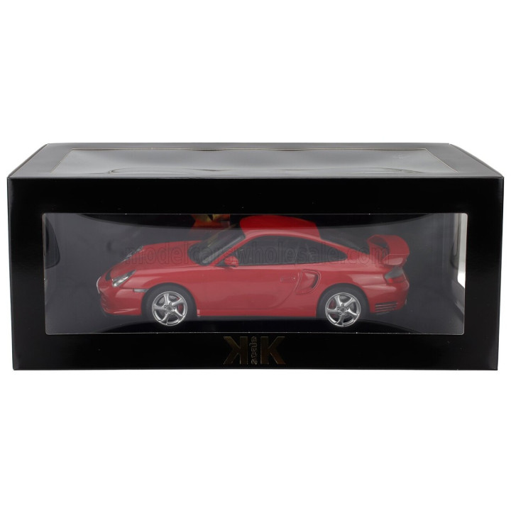 KK SCALE PORSCHE 911 996 GT2 COUPE 2001 - RED 1/18