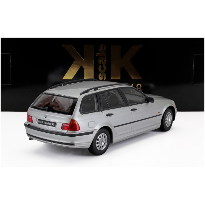KK SCALE BMW 3-SERIES (E46) TOURING SW STATION WAGON 1999 - SILVER 1/18