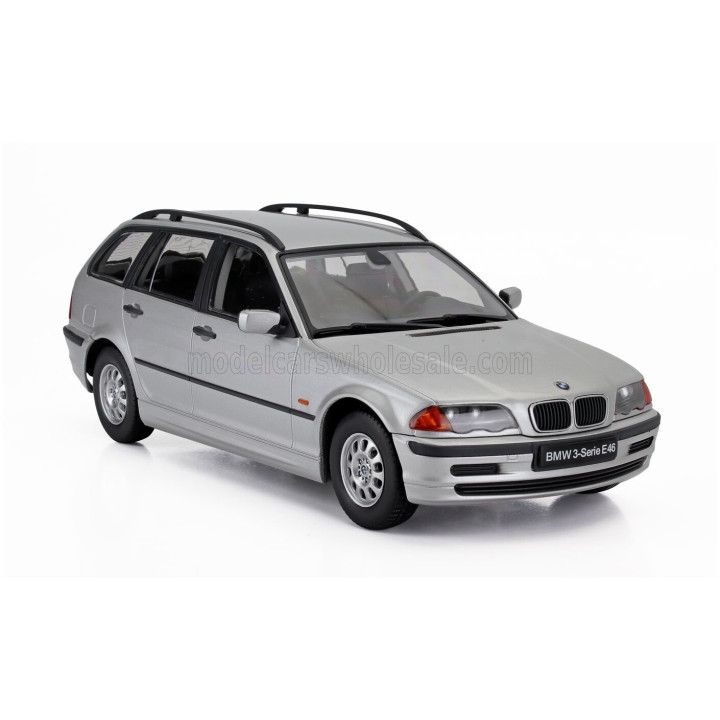 KK SCALE BMW 3-SERIES (E46) TOURING SW STATION WAGON 1999 - SILVER 1/18