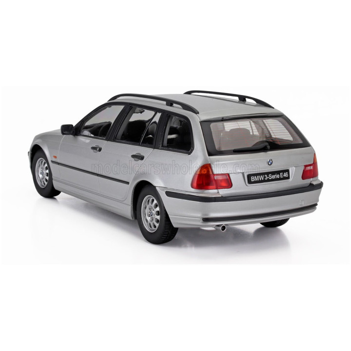 KK SCALE BMW 3-SERIES (E46) TOURING SW STATION WAGON 1999 - SILVER 1/18