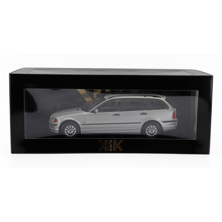 KK SCALE BMW 3-SERIES (E46) TOURING SW STATION WAGON 1999 - SILVER 1/18