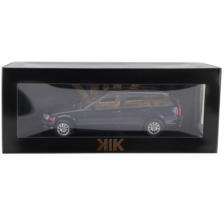 KK SCALE BMW 3-SERIES (E46) TOURING SW STATION WAGON 1999 - BLUE 1/18