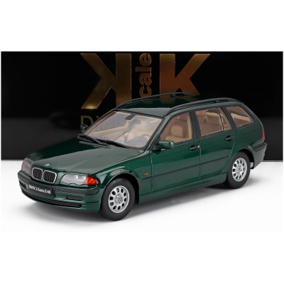 KK SCALE BMW 3-SERIES (E46) TOURING SW STATION WAGON 1999 - DARK GREEN 1/18