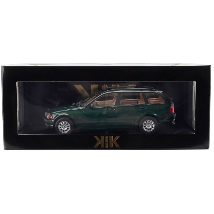 KK SCALE BMW 3-SERIES (E46) TOURING SW STATION WAGON 1999 - DARK GREEN 1/18