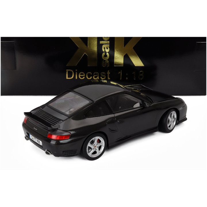 KK SCALE PORSCHE 911 996 TURBO COUPE 2000 - BLACK 1/18