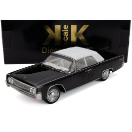 KK SCALE LINCOLN CONTINENTAL CABRIOLET 1963 - BLACK 1/18
