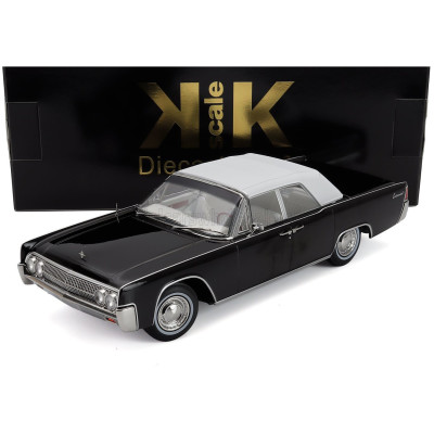 KK SCALE LINCOLN CONTINENTAL CABRIOLET 1963 - BLACK 1/18
