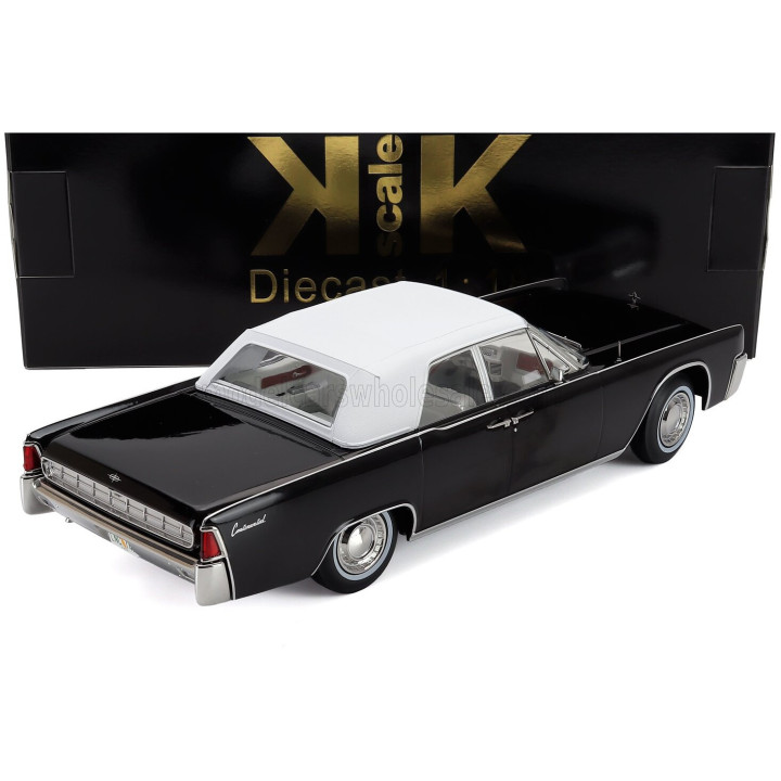 KK SCALE LINCOLN CONTINENTAL CABRIOLET 1963 - BLACK 1/18