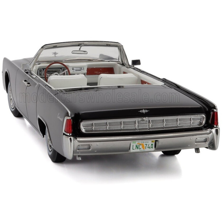 KK SCALE LINCOLN CONTINENTAL CABRIOLET 1963 - BLACK 1/18