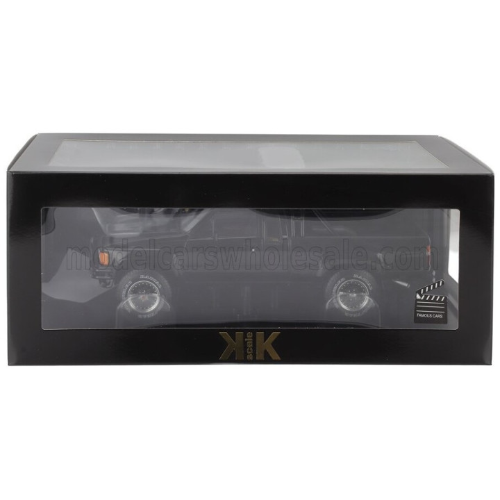 KK SCALE TOYOTA HILUX PICK-UP TRUCK XTRA CAB 4x4 1985 - BLACK 1/18