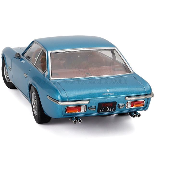 KK SCALE LAMBORGHINI ISLERO S 1969 - LIGHT BLUE 1/18
