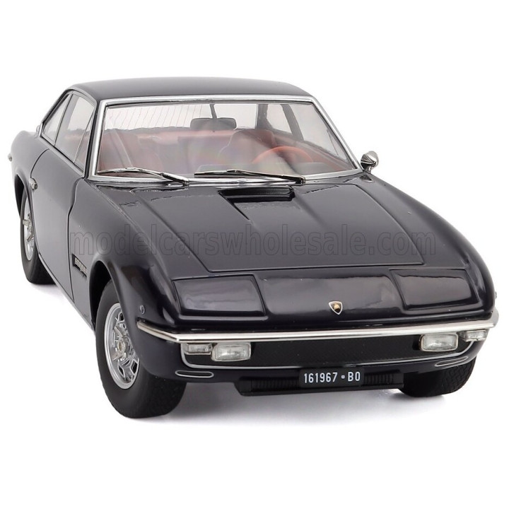 KK SCALE LAMBORGHINI ISLERO S 1969 - DARK BLUE 1/18