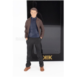 KK SCALE FIGURES STEVE MAN - CAR NOT INCLUDED - BLUE BLACK BROWN 1/12