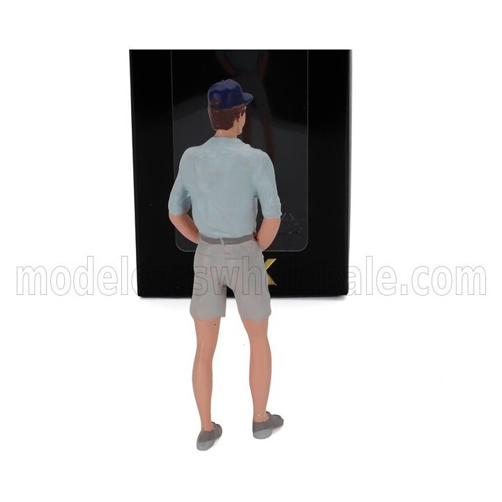 KK SCALE FIGURES THOMAS STANDING FOR VOLKSWAGEN T3 MINIBUS MULTIVAN ISLAND HOPPERS 1987 - VARIOUS 1/18