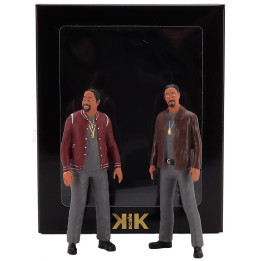 KK SCALE FIGURES MIKE AND MARKUS STANDING FOR LINCOLN CONTINENTAL CABRIOLET 1963 - BROWN RED 1/18