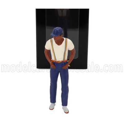 KK SCALE FIGURES THEODORE CALVIN (T.C.) STANDING FOR VOLKSWAGEN T3 MINIBUS MULTIVAN ISLAND HOPPERS 1987 - VARIOUS 1/18