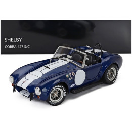 KYOSHO FORD USA SHELBY COBRA 427 S/C SPIDER 1962 - BLUE WHITE 1/18